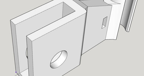 anycubic mega-s hot bed cable holder - 4 4mm mftuning 3D Models Printers Accessories anycubici3mega anycubicmegas arduinomega megas 3d print model - Mito3D