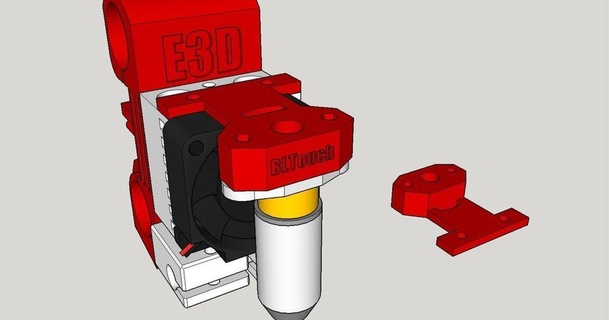 bltouch Chimäre montieren fabien 3D Modelle Drucker Zubehör Zyklop e3d 3d print model - Mito3D