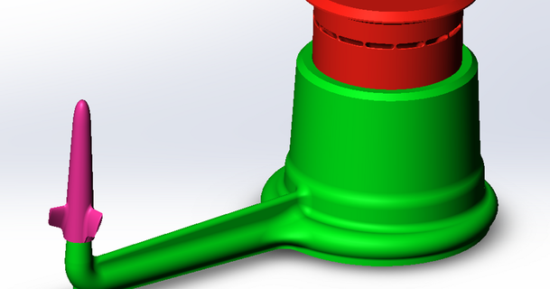 sl st pneumo foguete 2 3D modelos brinquedos jogos ar Diversão pneumático 3d print model - Mito3D