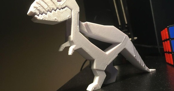 trex unm4ykr 3D Modelli giocattoli Giochi azione figure statue animale decorazione dinosauro thingiverse 3d print model - Mito3D