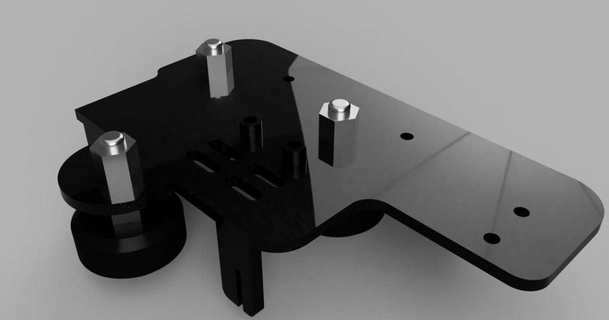 Ender 3 max Wagen Supermaterie 3D Modelle Drucker Upgrades ender3max thingiverse 3d print model - Mito3D
