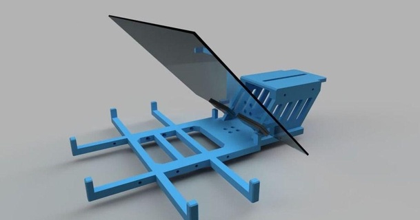 ipad teleprompter remix supermatter 3D Models Gadgets Photo & Video thingiverse 3d print model - Mito3D