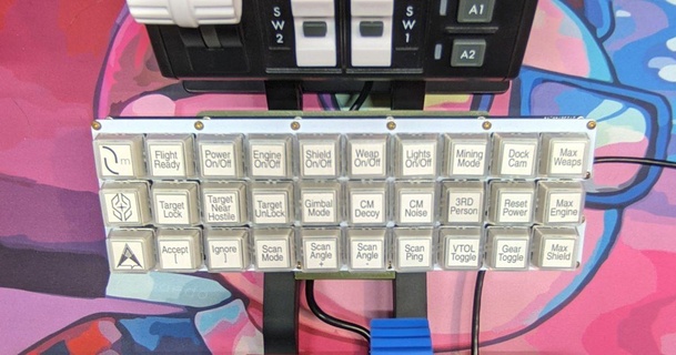 vkb mfh Gurke montieren abgewinkelt darkstar77 3D Modelle Gadgets Video Spiele Tastatur 40percentclub 3d print model - Mito3D