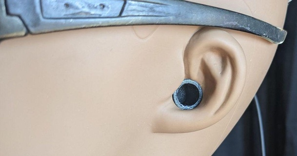 condensatore microfono orecchio canale binaurale manichino testa kb9rlw 3D Modelli gadget Audio thingiverse 3d print model - Mito3D