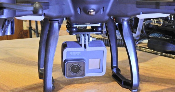 gopro mount vivitar 360 sky eye drone kb9rlw 3D Models Hobby & Makers RC Robotics thingiverse 3d print model - Mito3D