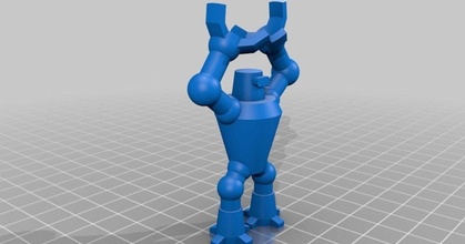 roboto dice bearer wuerfel download free stl model printablescom 3d models toys & games board dicebearer dnd figure holder 3d print model - Mito3D