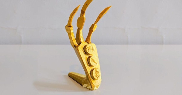 skyrim dragon claw improved printability yaumamyinzhener  3D Models  Art & Design  Other Art & Designs claw dragon skyrim test theelderscrolls  3d print model - Mito3D