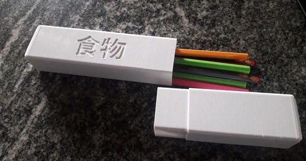 chopstick container heine rensen 3D Models Household Kitchen chopstickholder chopsticks 3d print model - Mito3D
