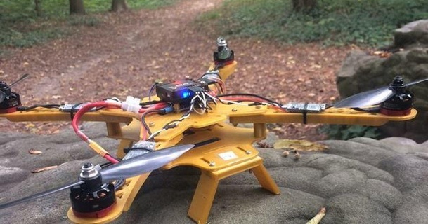 pieds 400mm dji roue feu quadcopter johnroy222 3D modèles jouets Jeux drone chose universelle 3d print model - Mito3D