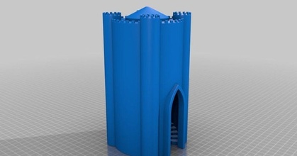 oscuro torre descargar gratis stl modelo imprimiblescom 3d modelos juguetes juegos tablero juego mesa dakr dados 3d print model - Mito3D