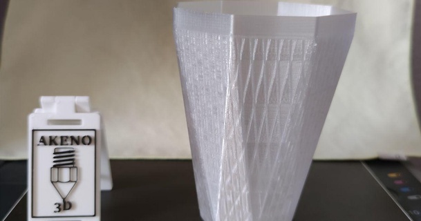Vase Rhombus Akeno 3D Modelle Haushalt Zuhause Haus Dekor cool 3d print model - Mito3D
