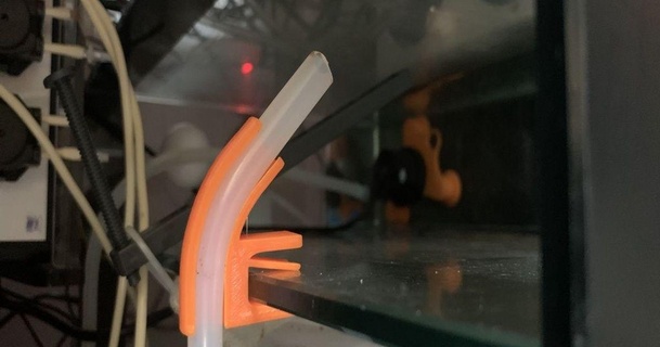 acquario bicchiere montare silicone tubo più behold81 3D Modelli domestico animali domestici autotopoff tettuccio dell 39 auto glassholder marino 3d print model - Mito3D