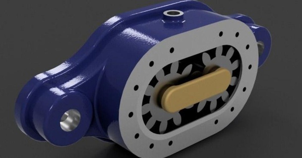 Ingranaggio pompa sk ingegneria 3D Modelli apprendimento ingegneria 3dprintable ingegneria progetto ingegneria fusion360 Ingranaggio 3d print model - Mito3D