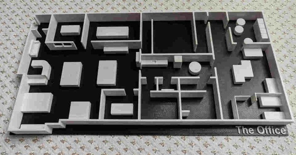 ofis zemin plan kalın temel logo evansorodds 3D modeller dünya taramalar mimari şehir Planlama şeytani 3d print model - Mito3D
