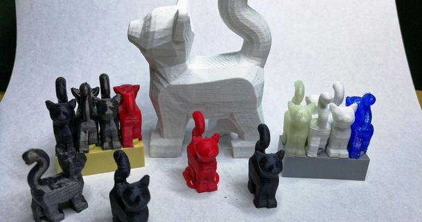 gato Lego compatible burbuja 3D modelos juguetes juegos acción cifras estatuas legocompatible 3d print model - Mito3D