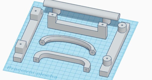 mobilya üstesinden gelmek Peter 3D modeller ev halkı ekipman 3d print model - Mito3D