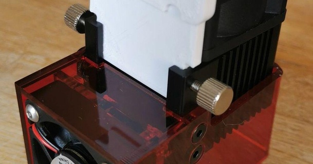 cv láser módulo soporte ender 3 s1 la3qma 3D modelos impresoras accesorios grabador 3d print model - Mito3D