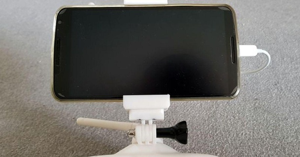 gopro Telefon montieren Adapter Himbeere 3D Modelle Gadgets tragbar Geräte thingiverse 3d print model - Mito3D