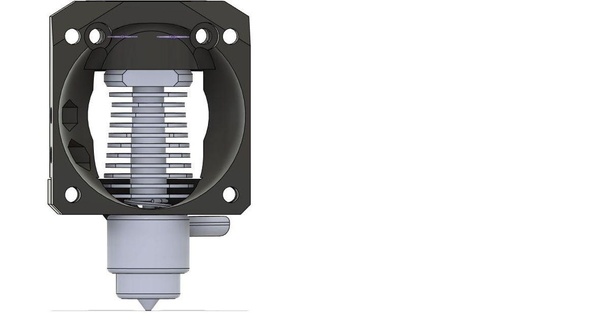 eva 24 voron revo Frontplatte Garrett 3D Modelle Drucker Upgrades 3d print model - Mito3D