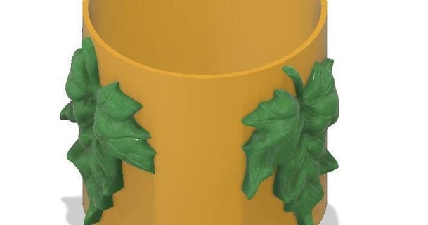leaf bend surface varazir 3D Models Art & Design Sculptures thingiverse 3d print model - Mito3D