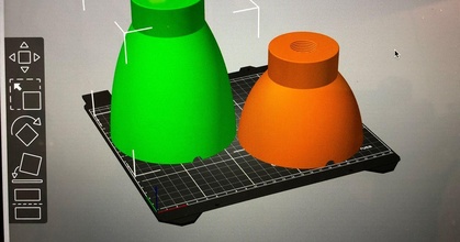 lampada base giglio Scarica gratuito stl modello printablescom 3d Modelli domestico arredamento 3d print model - Mito3D
