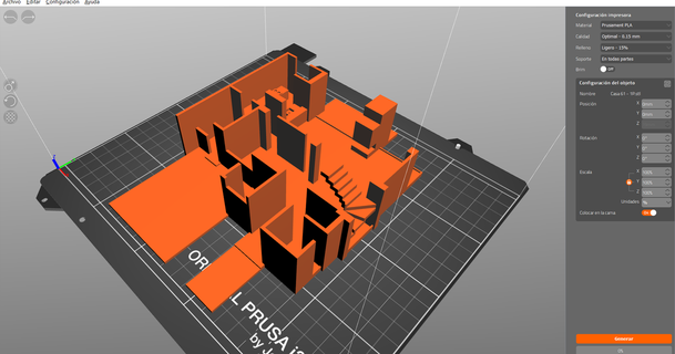 maqueta casa p1 p2 kikemaker 3D Modelli mondo scansioni architettura urbanistica modello Casa Piano 3d print model - Mito3D