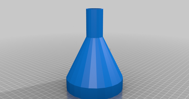 gallon drinking bottle funnel klp24 3D Models Household Kitchen thingiverse funnels drinkingbottle 3d print model - Mito3D