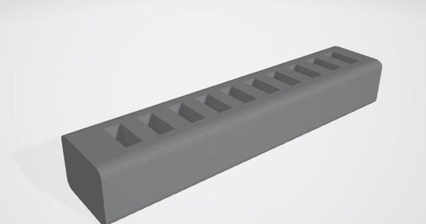 10 usb stick holder vrgremlin 3D Models Gadgets Computers gadgets thingiverse usbstickholder 3d print model - Mito3D