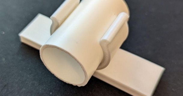1 pvc agrafe plat bar limi 3D modèles loisir fabricants outils tuyau 3d print model - Mito3D