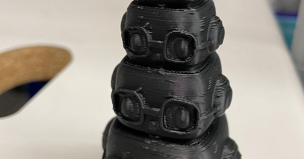 5 tête totem pôle ginko 3D modèles jouets Jeux action figures statues tour 3dprintingnerd remix meshmixer 3d print model - Mito3D