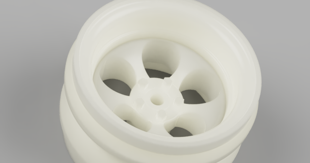 19 lágrima rueda lente montar disidente 3D modelos pasatiempo hacedores RC robótica rccrawler 3d print model - Mito3D