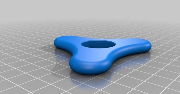 Kind Größe generisch Spinner norbertd 3D Modelle Spielzeuge Spiele draussen Fidget spinner thingiverse Kidstoy 3d print model - Mito3D