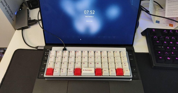 keyboard cover dell xps 13 haprog 3D Models Gadgets Computers laptop mechanicalkeyboard dellxps13 3d print model - Mito3D