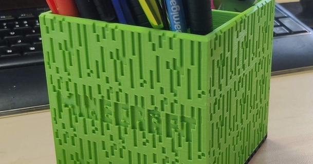 Minecraft matita titolare supporto milo vin 3D Modelli gadget Astuccio guaina tavolo 3d print model - Mito3D