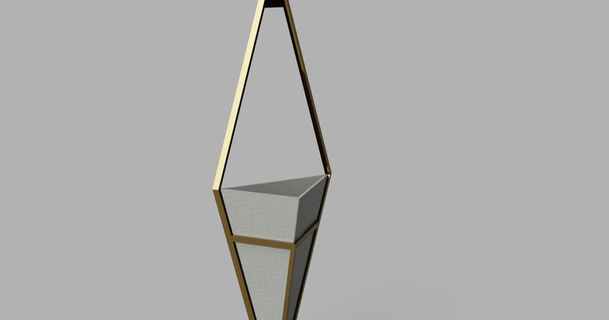 vertical garden vase design klaudio001 3D Models Household Other House Equipment thingiverse 3d print model - Mito3D