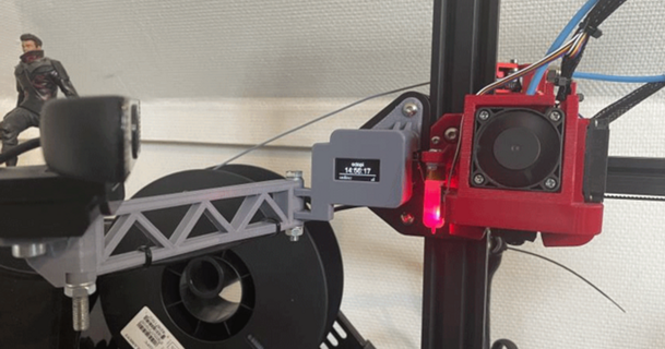 printermonitor camera mount smeltie 3D Models Printers - Upgrades printer monitor 3d print model - Mito3D