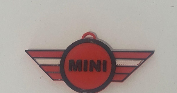 mini logo porte clés hommes 3D modèles gadgets 3d print model - Mito3D