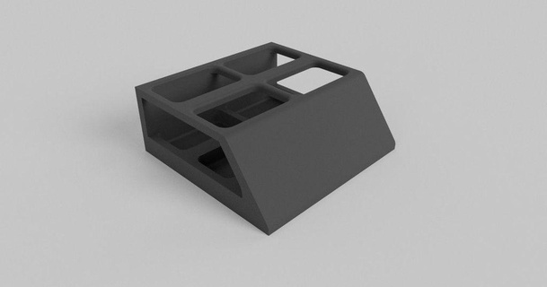 Fernbedienung Steuerung Halter Unterstützung v3 ecks calibur 3D Modelle Haushalt Büro Fernbedienung Ferngesteuert thingiverse Remoteholder tvremote 3d print model - Mito3D