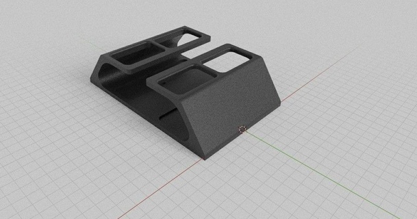 uzak kontrol Kulp destek v26 ecks calibur 3D modeller ev halkı ofis uzaktan kumanda şeytani tvremote 3d print model - Mito3D
