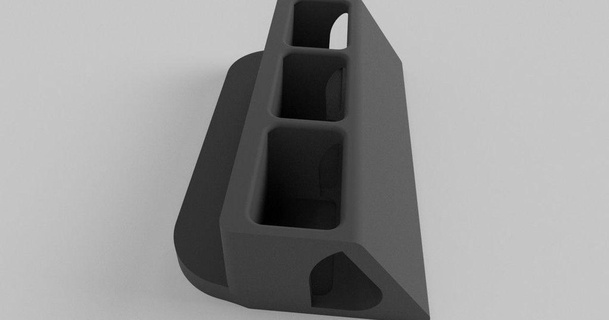 uzak kontrol Kulp destek v12 ecks calibur 3D modeller ev halkı ofis uzaktan kumanda şeytani tutucu 3d print model - Mito3D