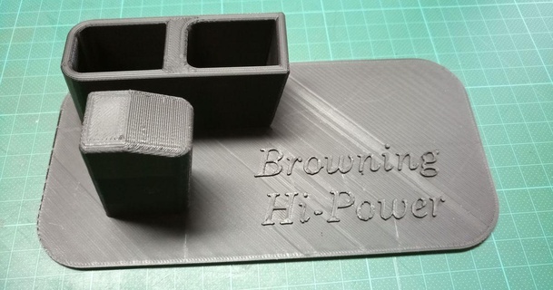 hi-power-stand jeroen rademakers 3D Models Sports & Outdoor Other browning hipower 3d print model - Mito3D