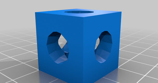 cubo moussie369 3D modelos impressoras teste calibração Impressão thingiverse 3d print model - Mito3D