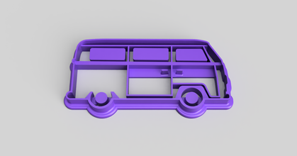 vw caravane biscuit coupeur quésaoctet Télécharger libre stl modèle imprimablescom 3d modèles Ménage cuisine 3d print model - Mito3D