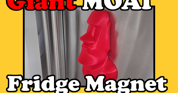 giant moai fridge magnet iqless 3D Models Household Home Decor fridgemagnet 3d print model - Mito3D