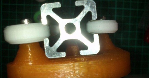 kossel 2020 flex printed roller sardaukar 3D Models Printers - Upgrades flexible thingiverse 3d print model - Mito3D
