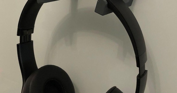 headphone holder magnes 3D Models Gadgets Portable Devices headphoneholder 3d print model - Mito3D