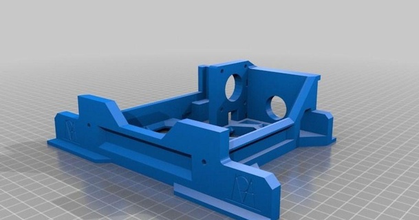 anet a8 improved rear frame brace maltvat 3D Models Printers - Upgrades aneta8 thingiverse aneta8upgrade aneta8parts aneta8mods 3d print model - Mito3D