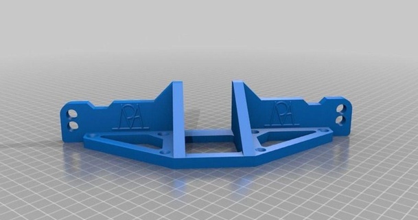 anet a8 front frame brace lower all-thread holes maltvat  3D Models  3D Printers  3D Printers - Upgrades aneta8 thingiverse aneta8upgrade aneta8parts aneta8mods  3d print model - Mito3D