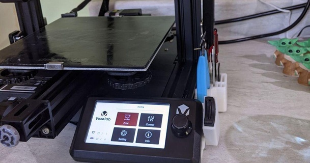 voxelab aquila control panel mount toolbox ilike2design 3D Models Printers Accessories thingiverse voxelabaquila 3d print model - Mito3D