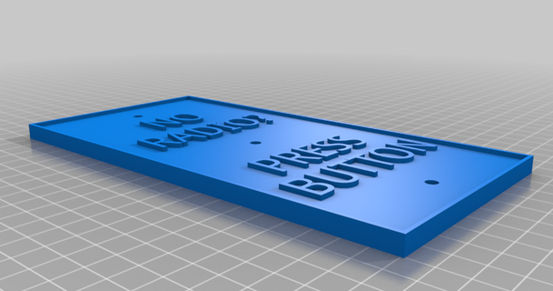 radio prensa botón arrojar 3D modelos pasatiempo hacedores ideas Navidad thingiverse píxeles 3d print model - Mito3D